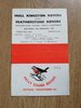 Hull KR v Featherstone Feb 1962 Rugby League Programme