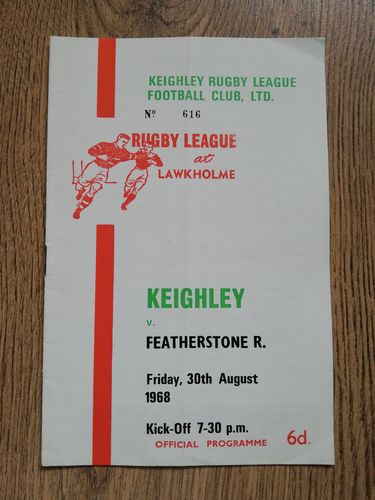 Keighley v Featherstone Aug 1968 RL Programme