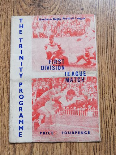 Wakefield v Castleford May 1963 Rugby League Programme