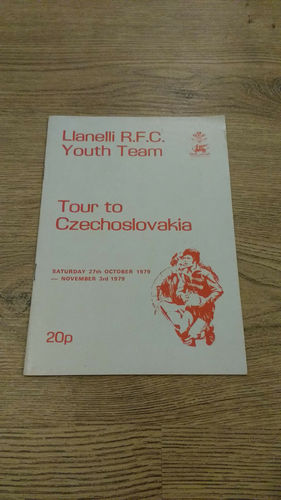 Llanelli Youth Tour to Czechoslovakia 1979 Brochure