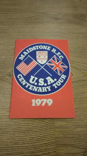 Maidstone Centenary Tour to USA 1979 Brochure