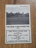 York v Wakefield Trinity Apr 1963 Challenge Cup RL Programme