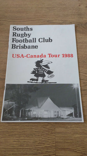 Souths (Brisbane) Tour to USA-Canada 1988 Brochure