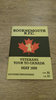 Bournemouth Veterans Tour to Canada 1989 Brochure