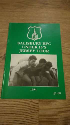 Salisbury Under 16 Tour to Jersey 1994 Brochure
