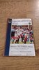 Swansea v South Wales Police Sept 1992 Rugby Programme