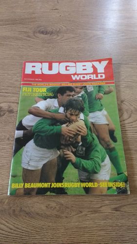 'Rugby World' November 1982 Magazine