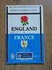 England v France 1991 Signed Rugby Programme