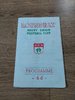 Roundhay 1968 Annual Colts Sevens Rugby Programme