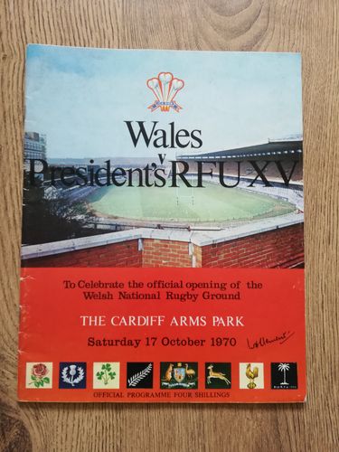 Wales v President's RFU XV 1970
