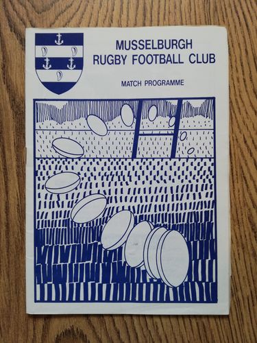 Musselburgh v Royal High Feb 1992 Rugby Programme