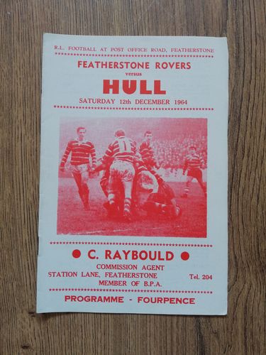 Featherstone v Hull Dec 1964