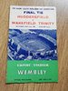 Huddersfield v Wakefield Challenge Cup Final 1962 Rugby League Programme