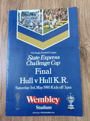 Hull v Hull KR 1980 Challenge Cup Final Rugby League Programme