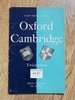 Oxford University v Cambridge University 1957 Rugby Programme