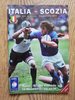 Italy v Scotland 2006 Rugby Programme