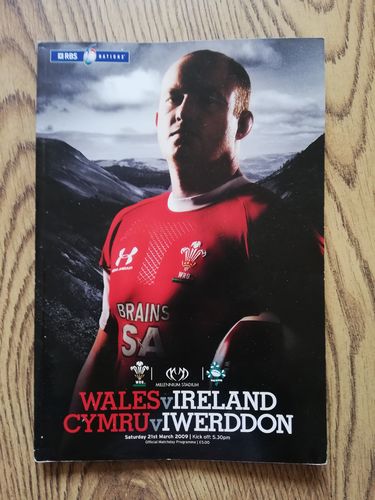 Wales v Ireland 2009 Rugby Programme