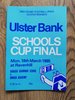 Bangor GS v Omagh Academy 1985 Ulster Schools Cup Final Rugby Programme