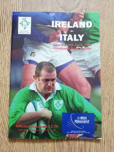 Ireland v Italy 1999