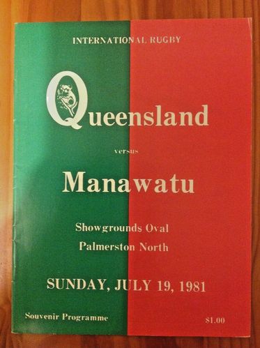 Manawatu v Queensland July 1981