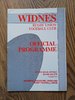 Widnes v Caldy Oct 1986 Rugby Programme