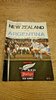 New Zealand v Argentina 1st Test 1989 Rugby Programme