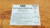 New Zealand v British Lions 3rd Test 1993 Used Rugby Ticket