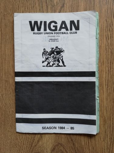 Wigan v Widnes Dec 1984 Rugby Programme