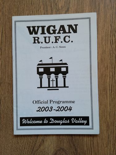 Wigan v Widnes Feb 2004 Rugby Union Programme