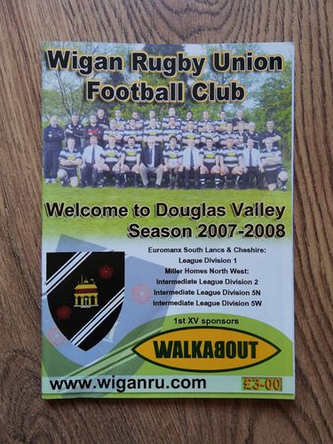 Wigan v Widnes Dec 2007 Rugby Programme