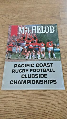 Pacific Coast Clubside Championships 1983 Rugby Programme
