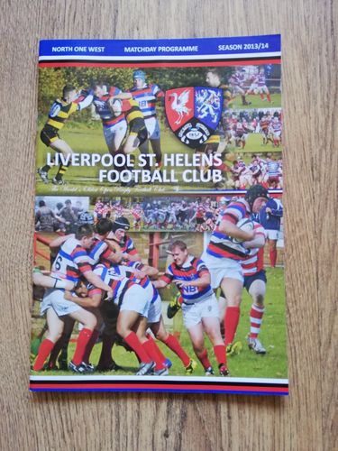 Liverpool St Helens v Widnes Apr 2014 Rugby Programme