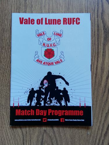 Vale of Lune v Widnes Nov 2014 Rugby Union Programme