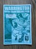 Warrington v Widnes Feb 2004 Rugby Programme