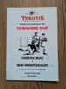 Chester v New Brighton May 2000 Cheshire Cup Final Rugby Programme
