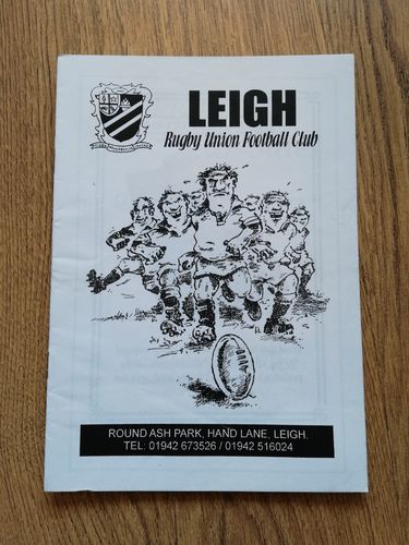 Leigh v Widnes Nov 2002 Rugby Programme