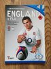 England v Fiji 2012 Rugby Programme
