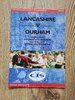 Lancashire v Durham Nov 1994 County Championship Rugby Programme