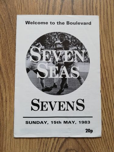 Seven Seas Sevens May 1983 Rugby League Programme