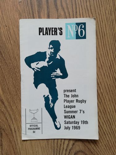 Wigan Summer Sevens July 1969 Rugby League Programme