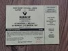 Belfast Royal A v Royal Belfast AI 1997 Ulster Schools Final Rugby Ticket