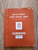 English Schools' Rugby Football Union 1966-67 Handbook