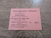 Murrayfield Sevens 1968 Rugby Ticket