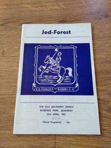 Jed-Forest Sevens 1983 Rugby Programme