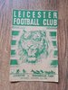 Leicester v Birkenhead Park Dec 1958 Rugby Programme