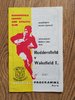 Huddersfield v Wakefield Mar 1973 RL Programme