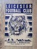 Leicester v Barbarians Dec 1957 Rugby Programme