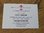 Wales v England 1999 Post-Match Function Invitation Card