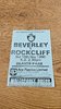 Beverley v Rockcliff Nov 1990 Rugby Programme
