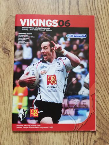 Widnes v Leigh May 2006 Northern Rail Cup Quarter-Final RL Programme